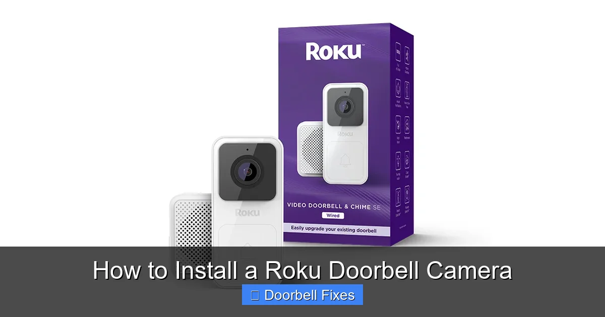 How to Install a Roku Doorbell Camera