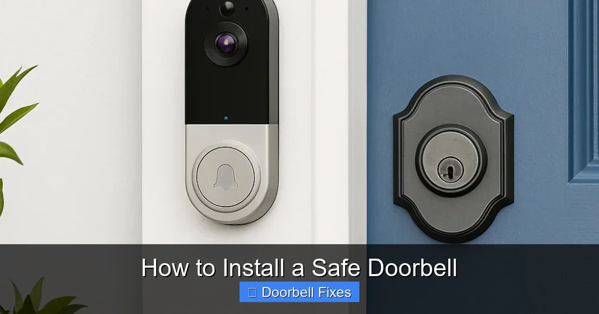 How to Install a Safe Doorbell