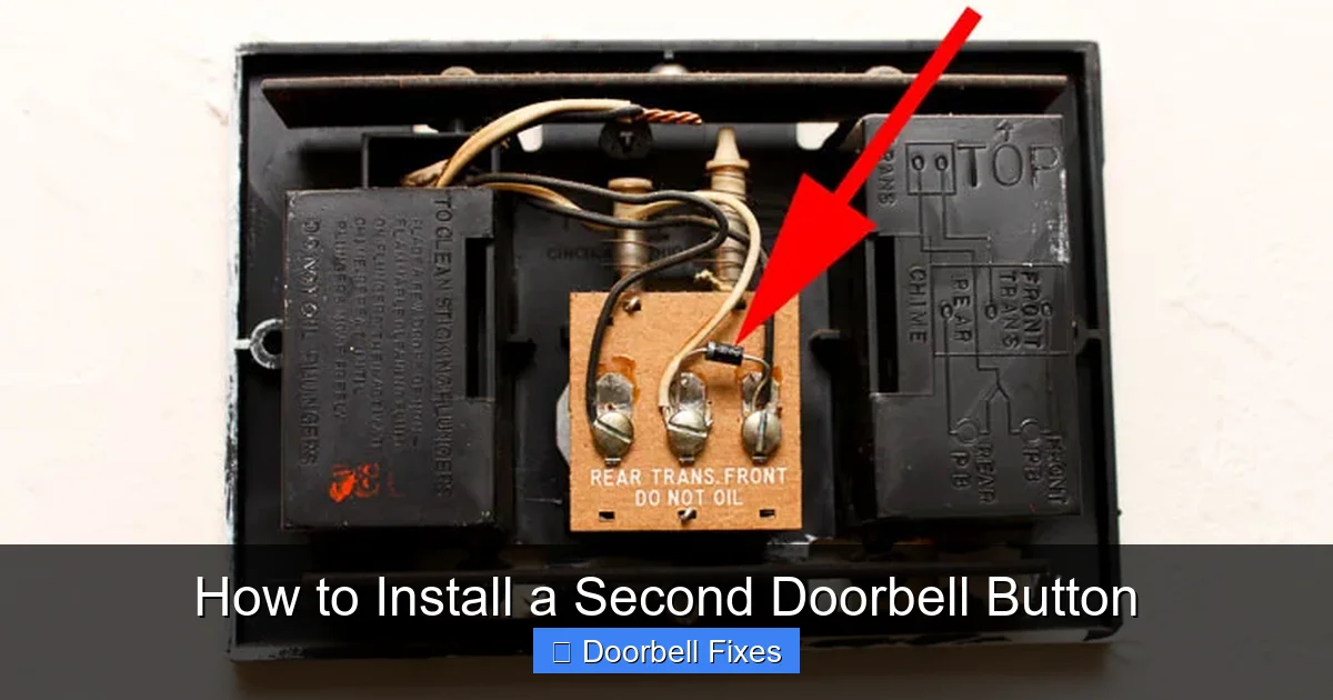 How to Install a Second Doorbell Button
