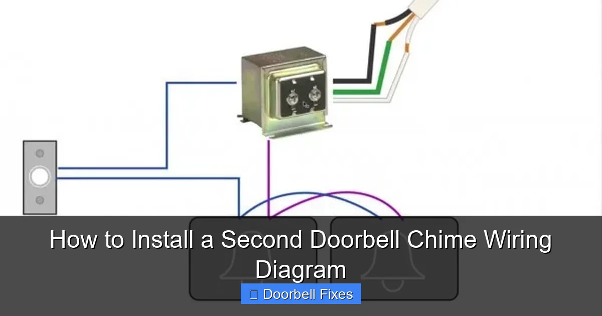 How to Install a Second Doorbell Chime Wiring Diagram