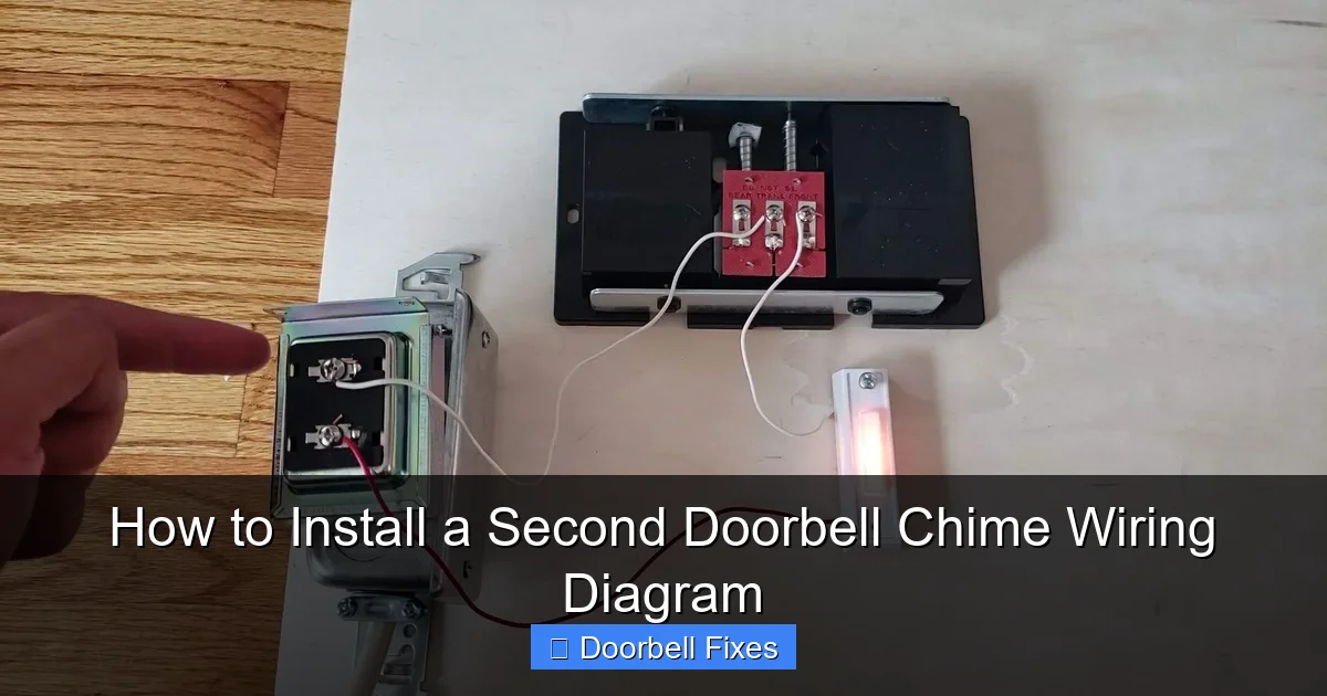 How to Install a Second Doorbell Chime Wiring Diagram