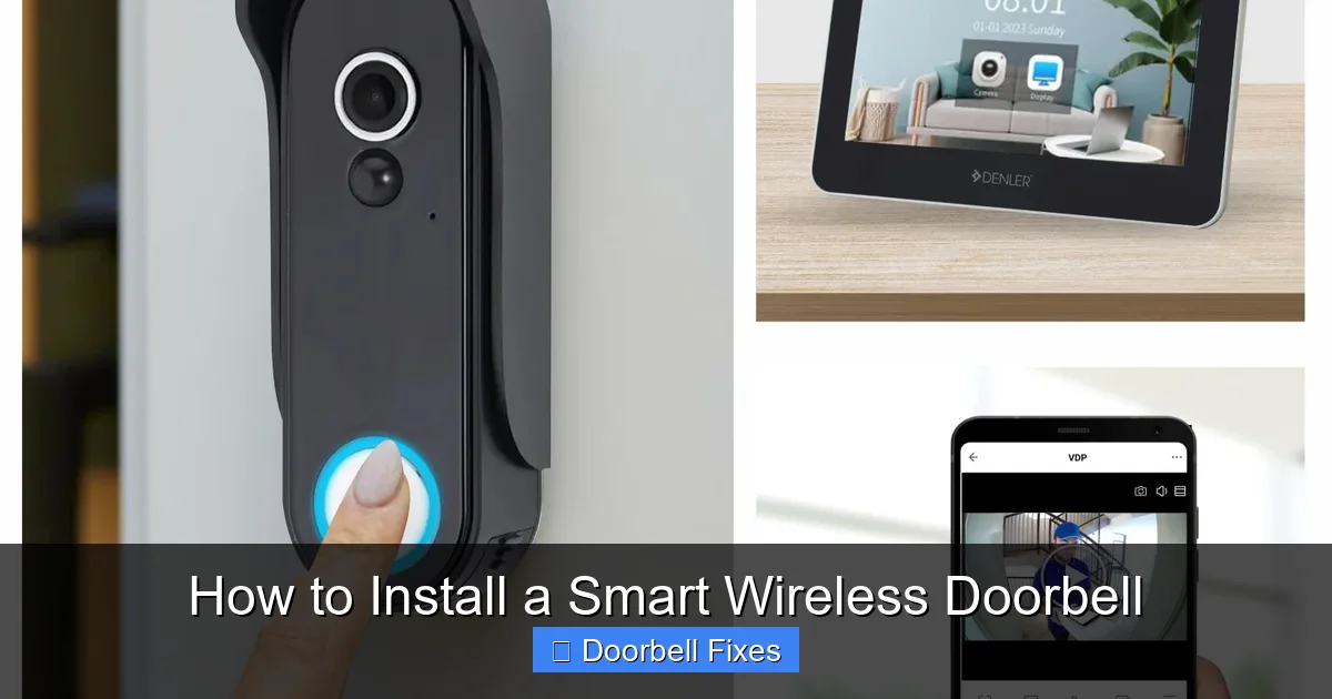 How to Install a Smart Wireless Doorbell