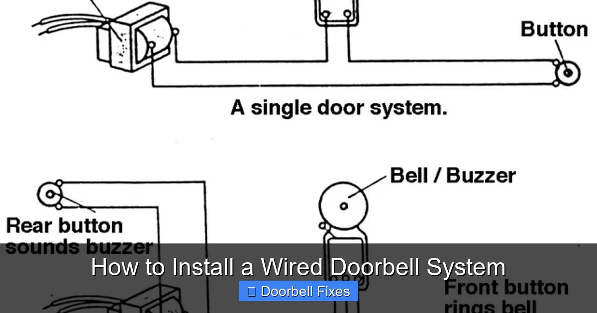 How to Install a Wired Doorbell System