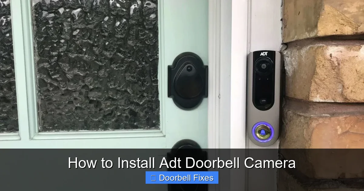 How to Install Adt Doorbell Camera