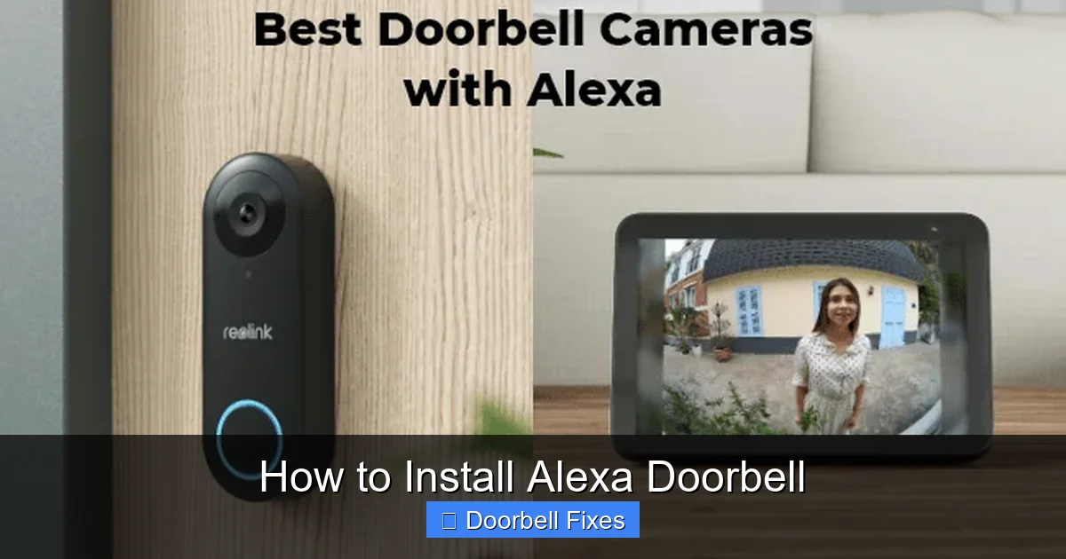 How to Install Alexa Doorbell