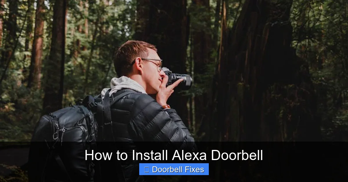 How to Install Alexa Doorbell