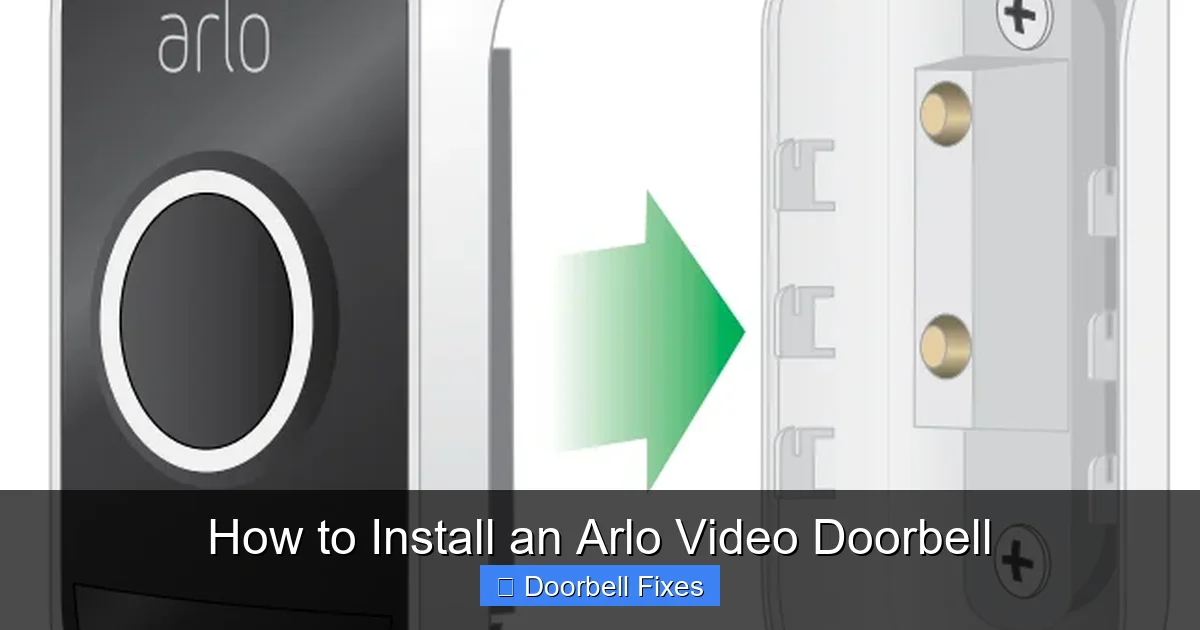 How to Install an Arlo Video Doorbell