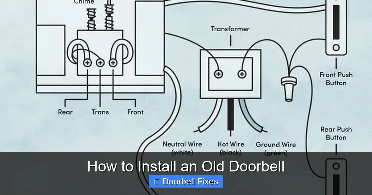 How to Install an Old Doorbell