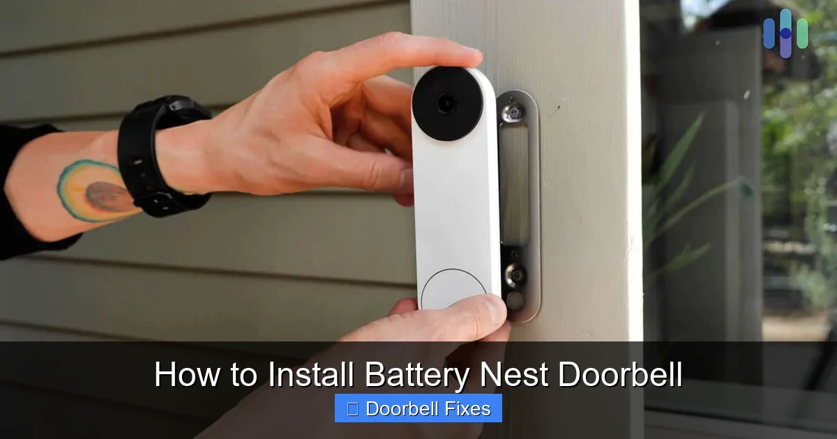 How to Install Battery Nest Doorbell