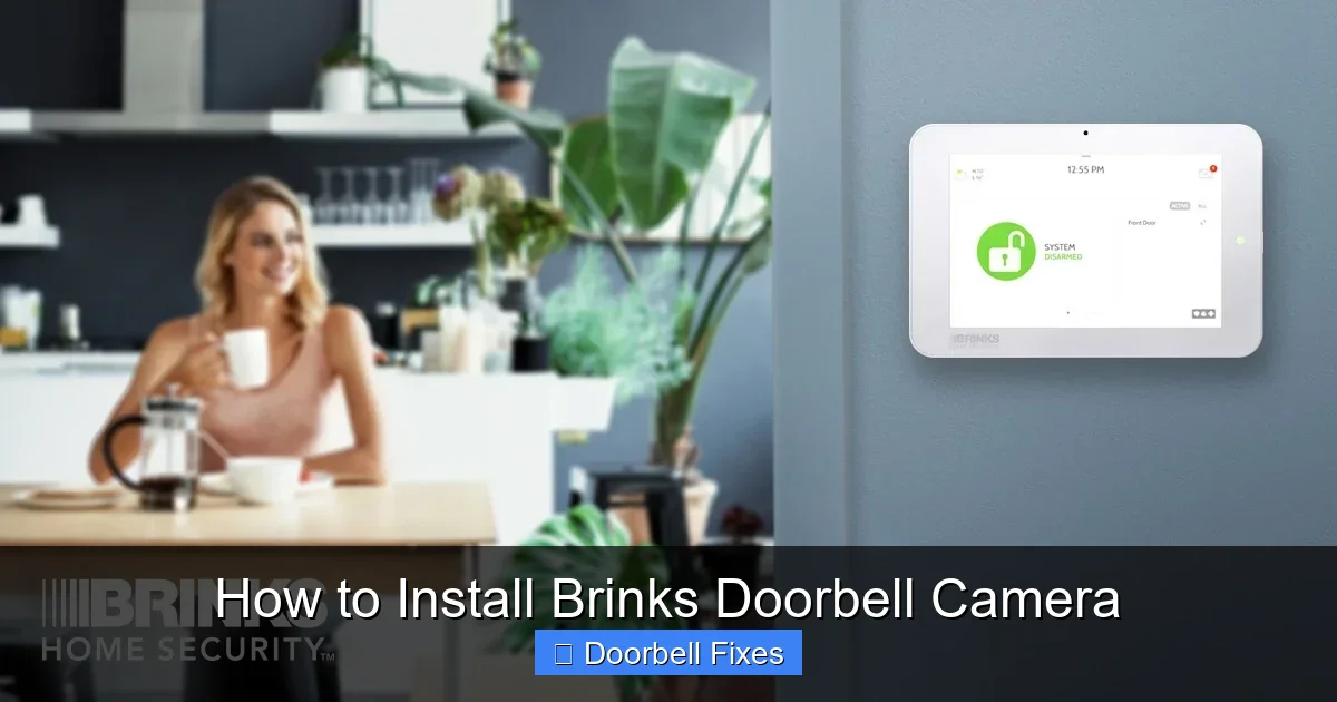 How to Install Brinks Doorbell Camera