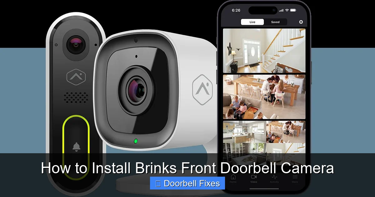 How to Install Brinks Front Doorbell Camera