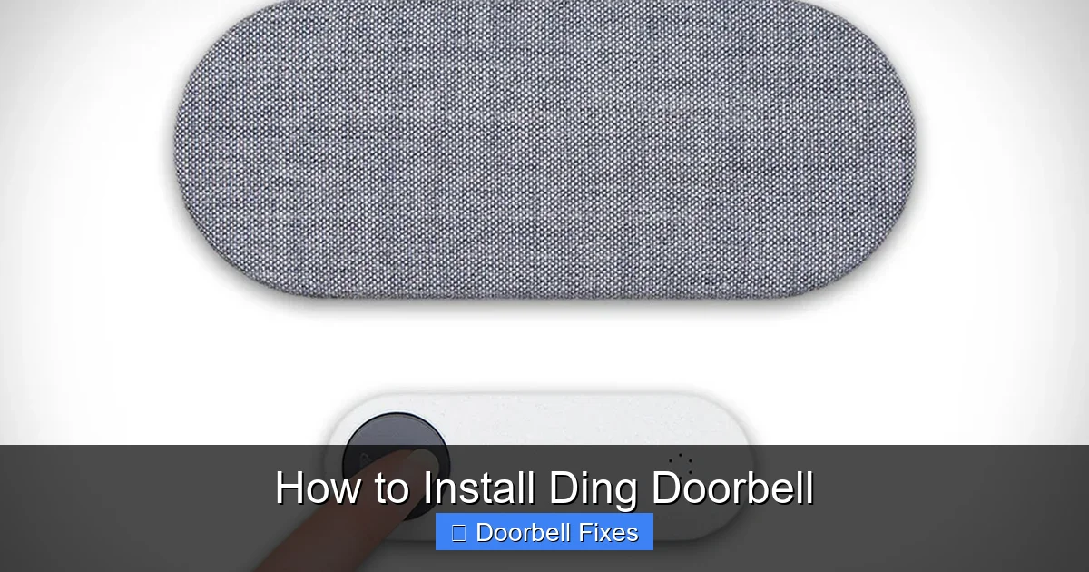 How to Install Ding Doorbell