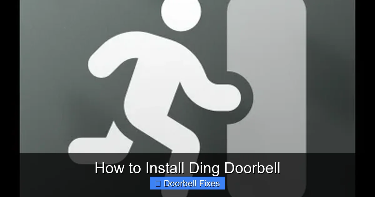 How to Install Ding Doorbell