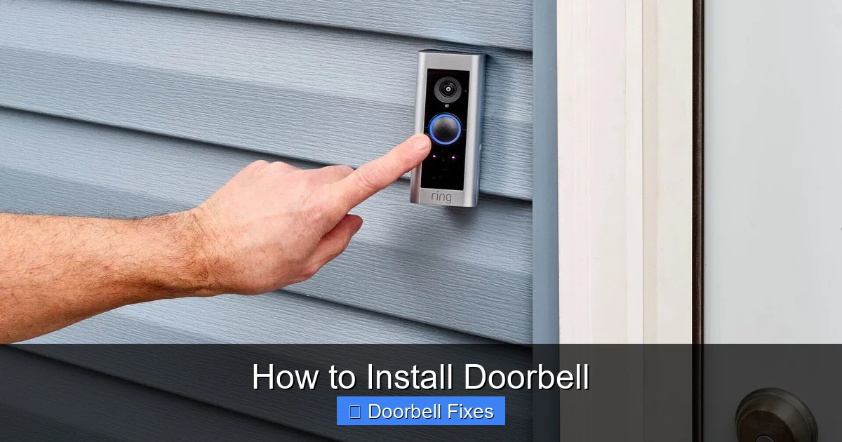 How to Install Doorbell