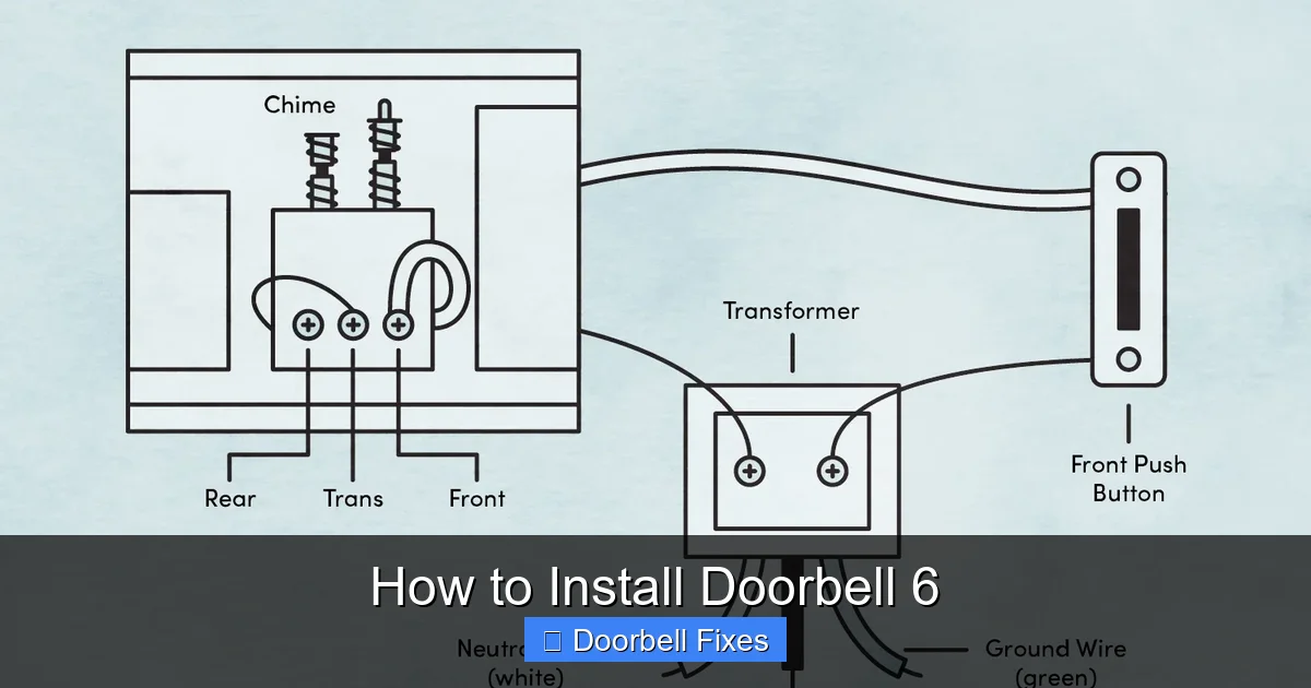 How to Install Doorbell 6