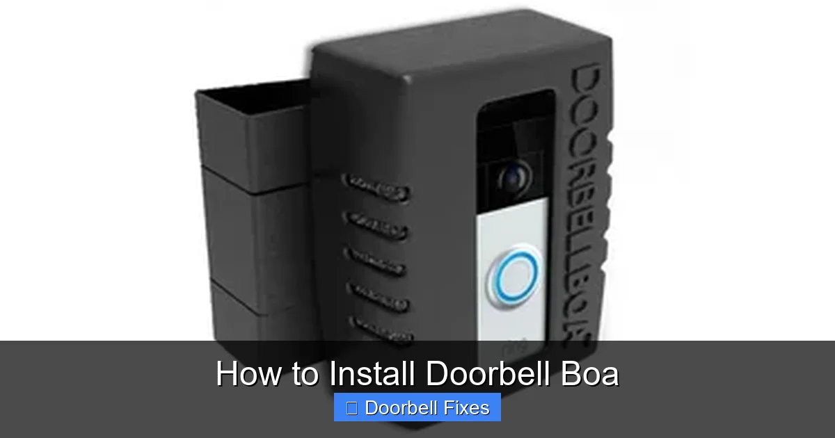 How to Install Doorbell Boa