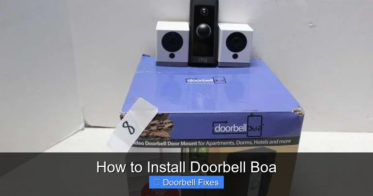 How to Install Doorbell Boa