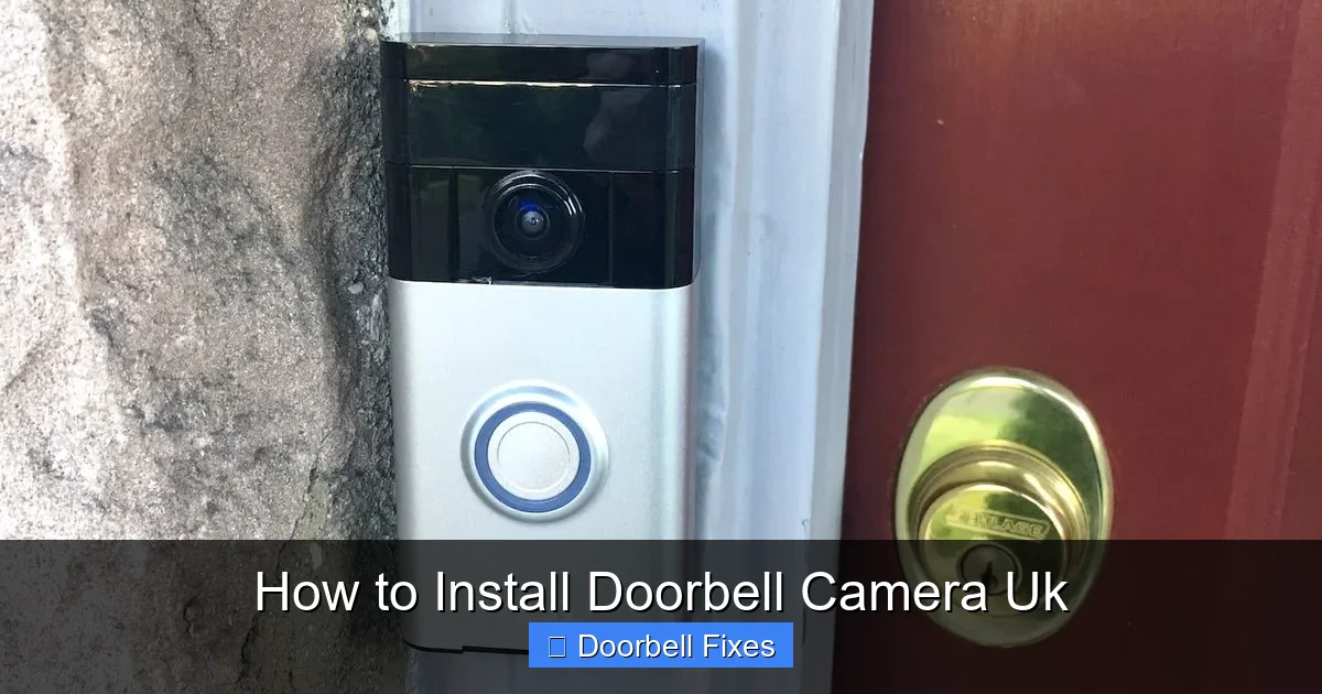 How to Install Doorbell Camera Uk