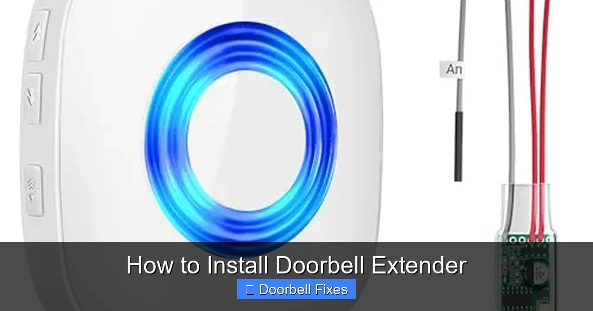How to Install Doorbell Extender