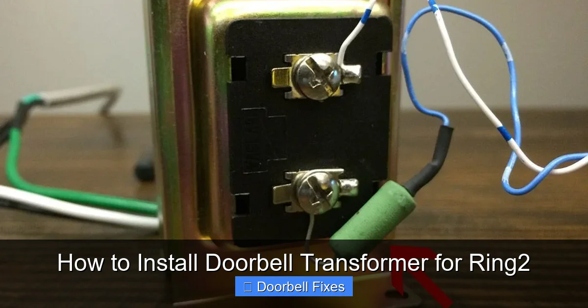 How to Install Doorbell Transformer for Ring2