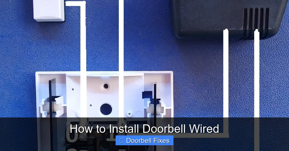 How to Install Doorbell Wired