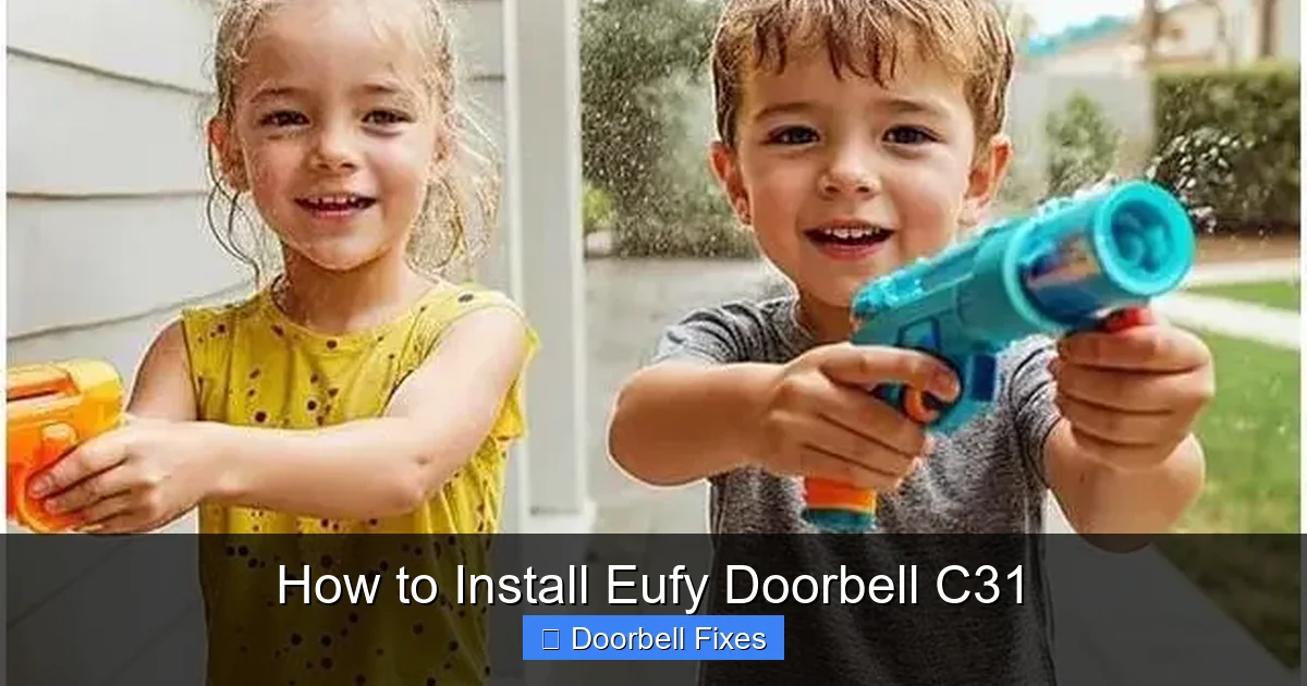 How to Install Eufy Doorbell C31
