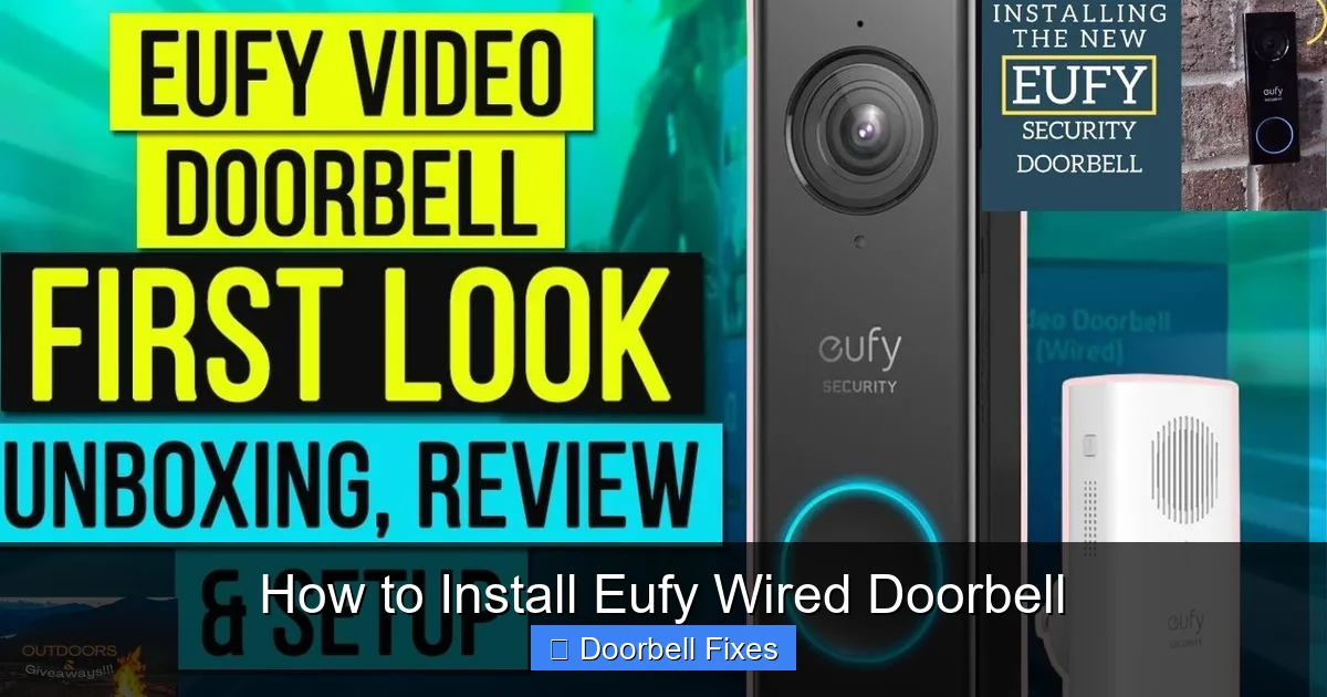 How to Install Eufy Wired Doorbell