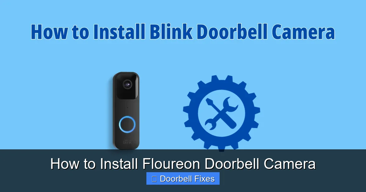 How to Install Floureon Doorbell Camera