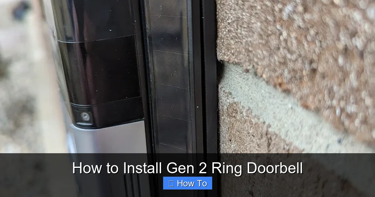 How to Install Gen 2 Ring Doorbell