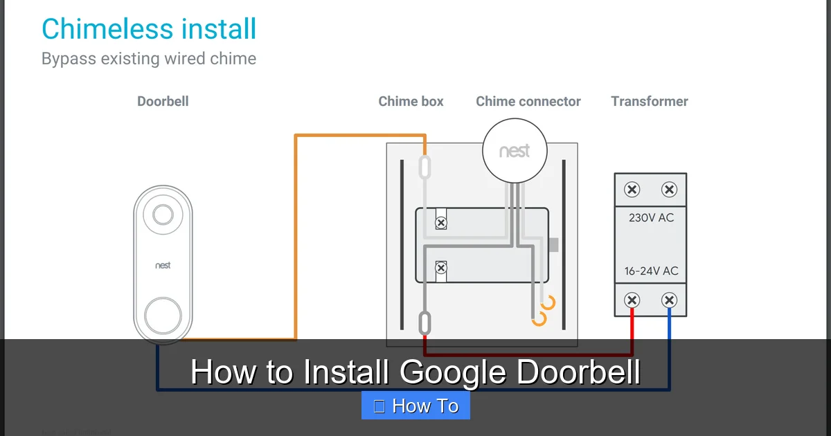 How to Install Google Doorbell