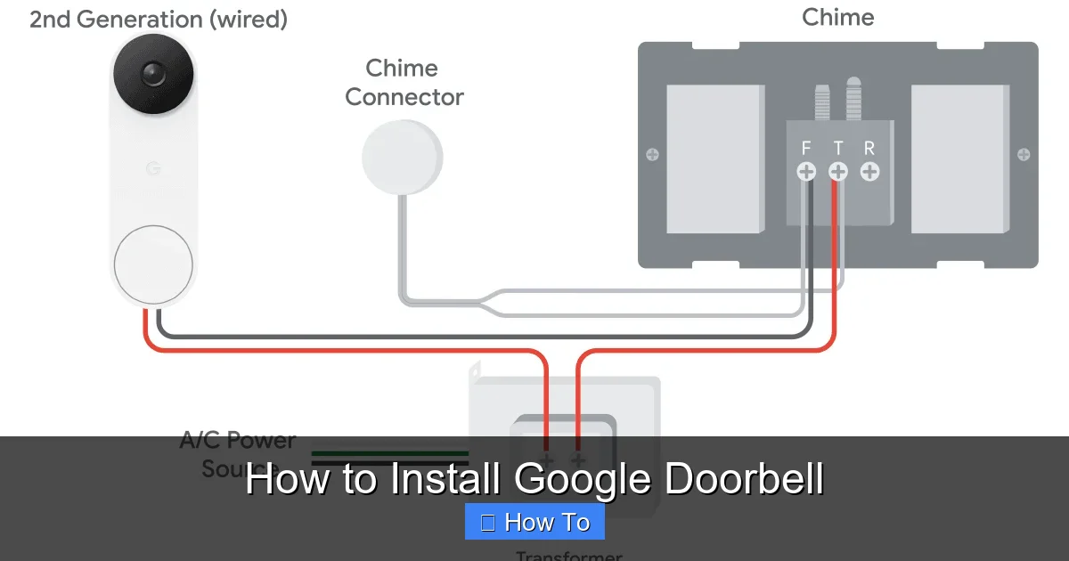 How to Install Google Doorbell