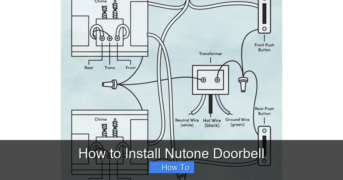 How to Install Nutone Doorbell
