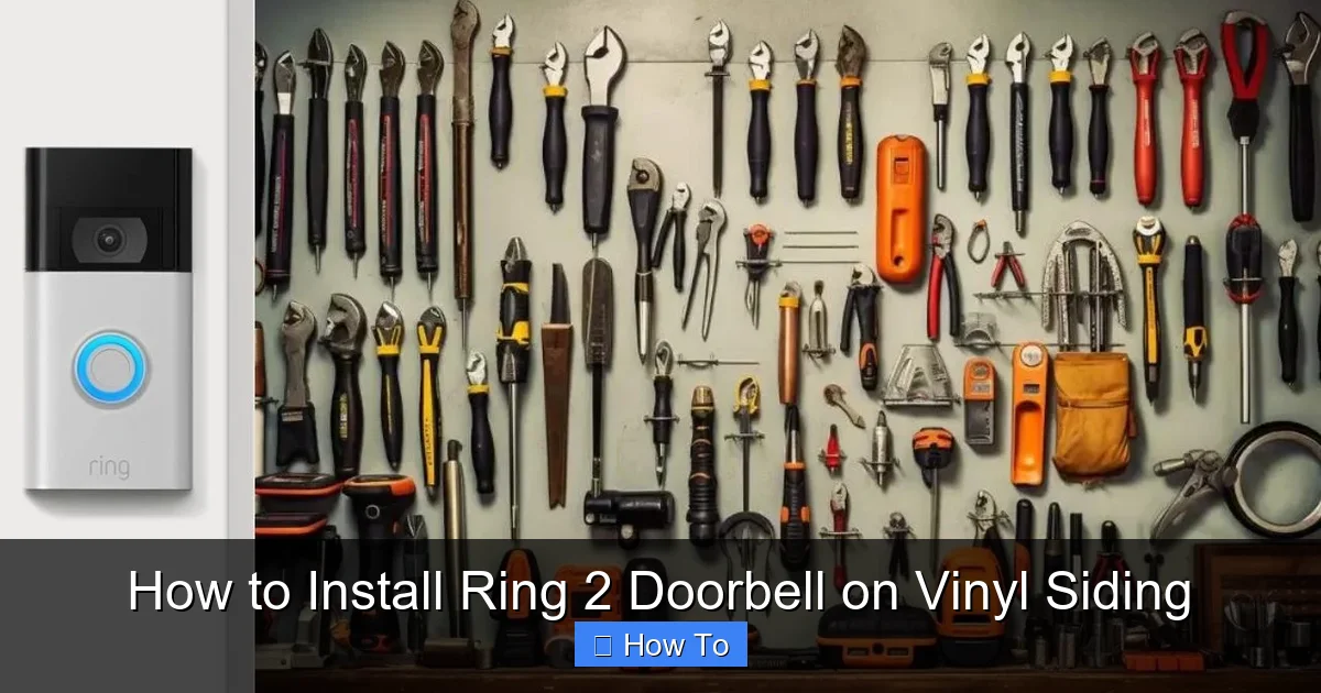 How to Install Ring 2 Doorbell on Vinyl Siding