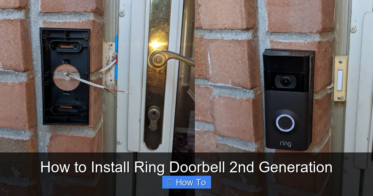 How to Install Ring Doorbell 2nd Generation