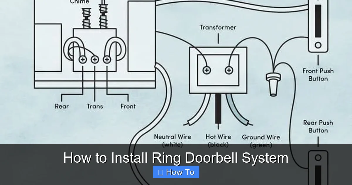 How to Install Ring Doorbell System
