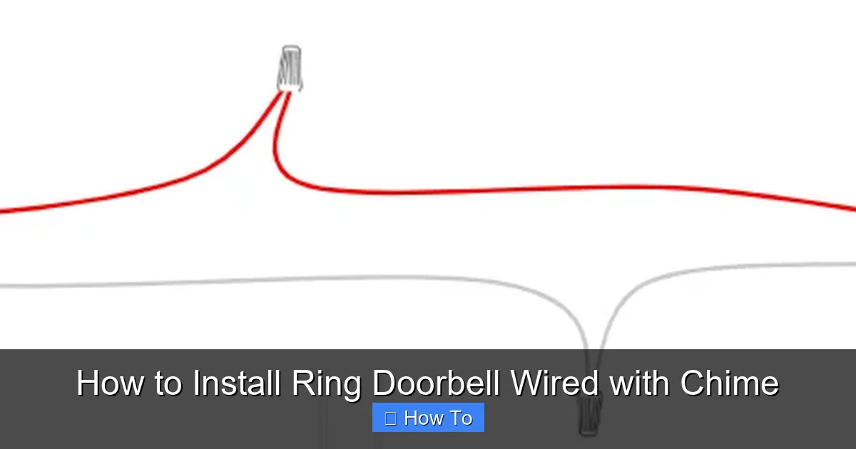 How to Install Ring Doorbell Wired with Chime