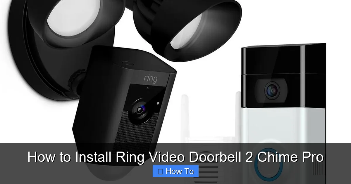 How to Install Ring Video Doorbell 2 Chime Pro