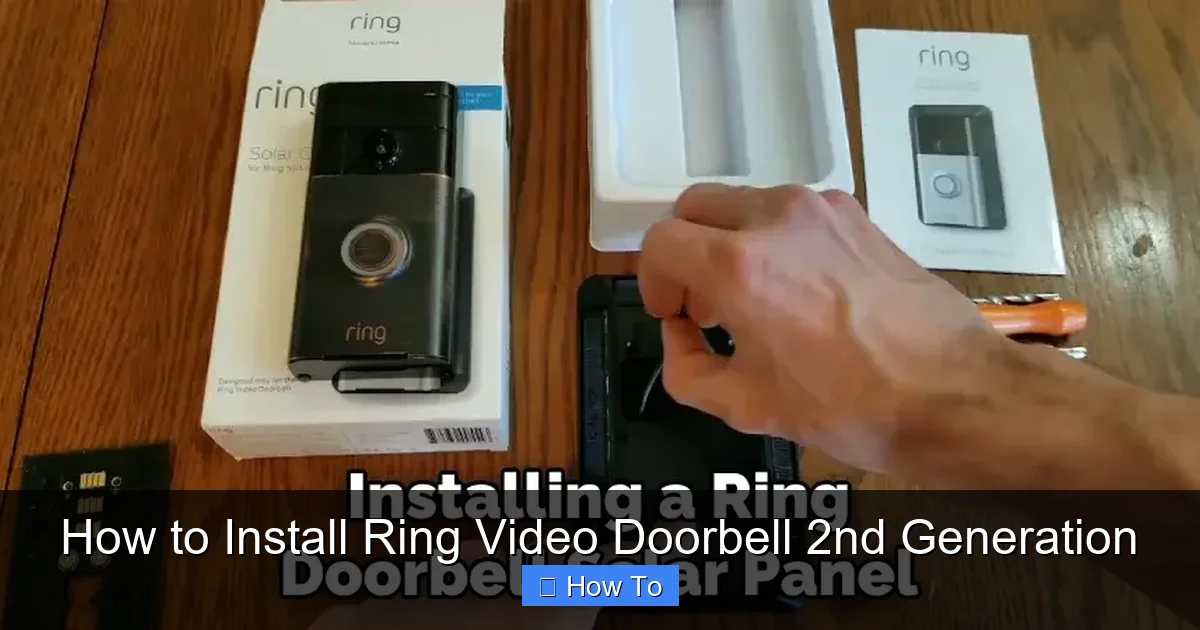 How to Install Ring Video Doorbell 2nd Generation