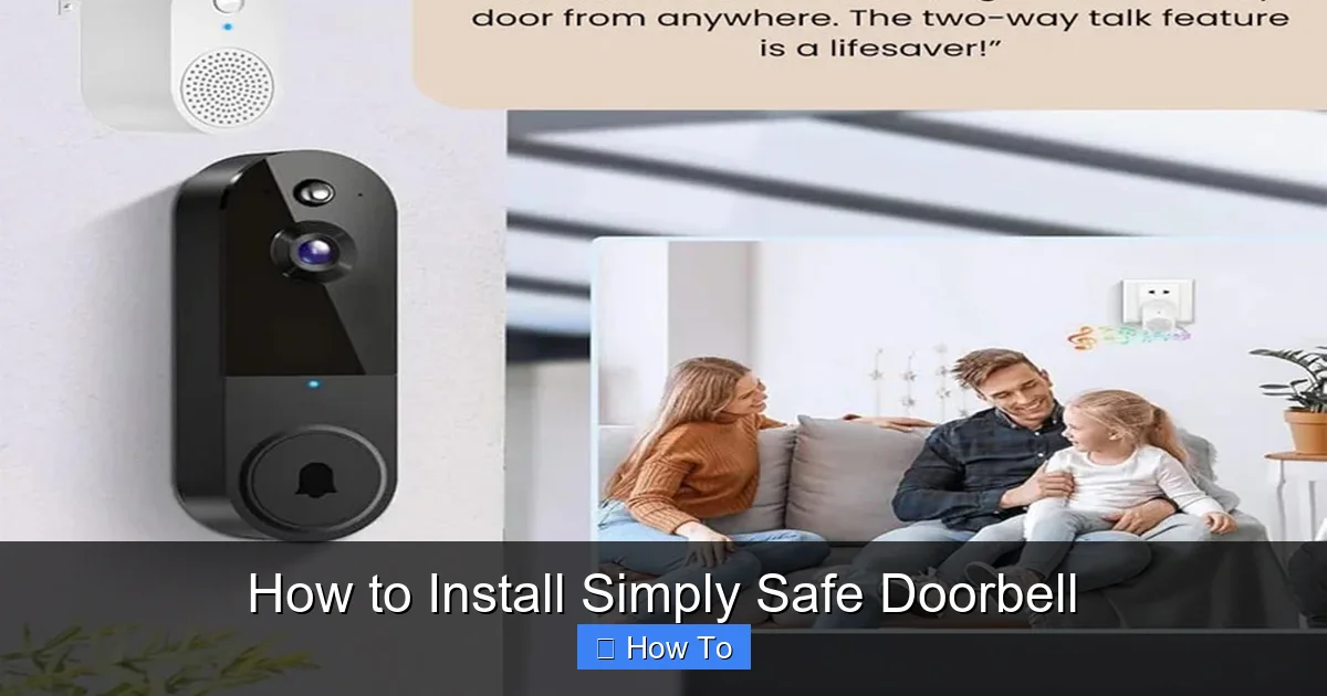 How to Install Simply Safe Doorbell
