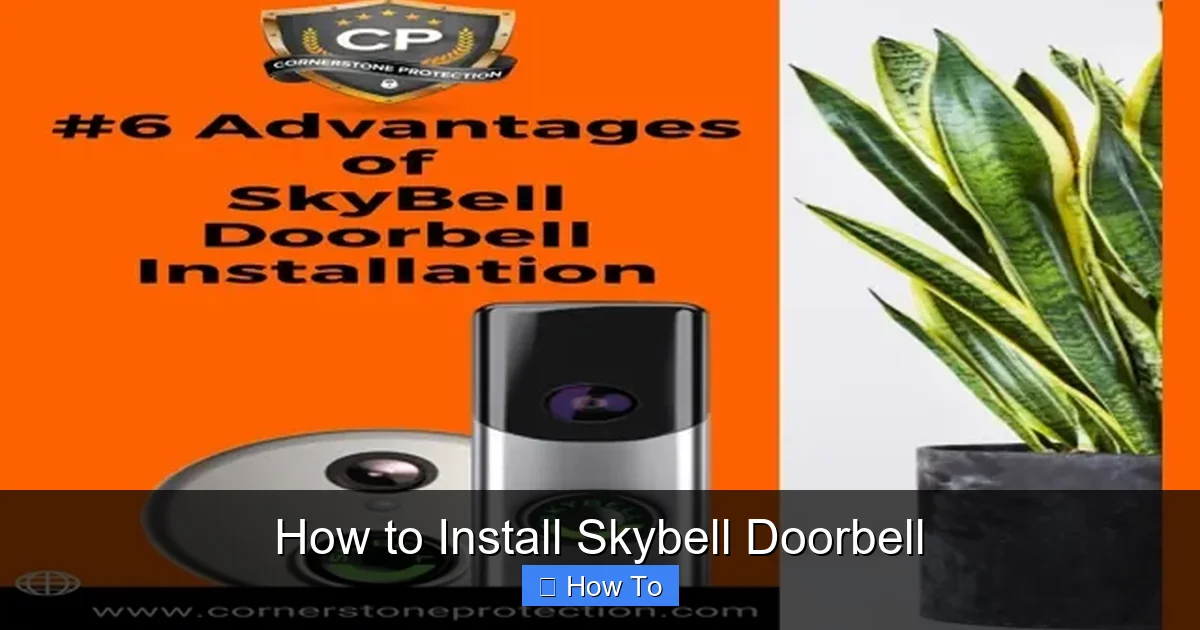 How to Install Skybell Doorbell