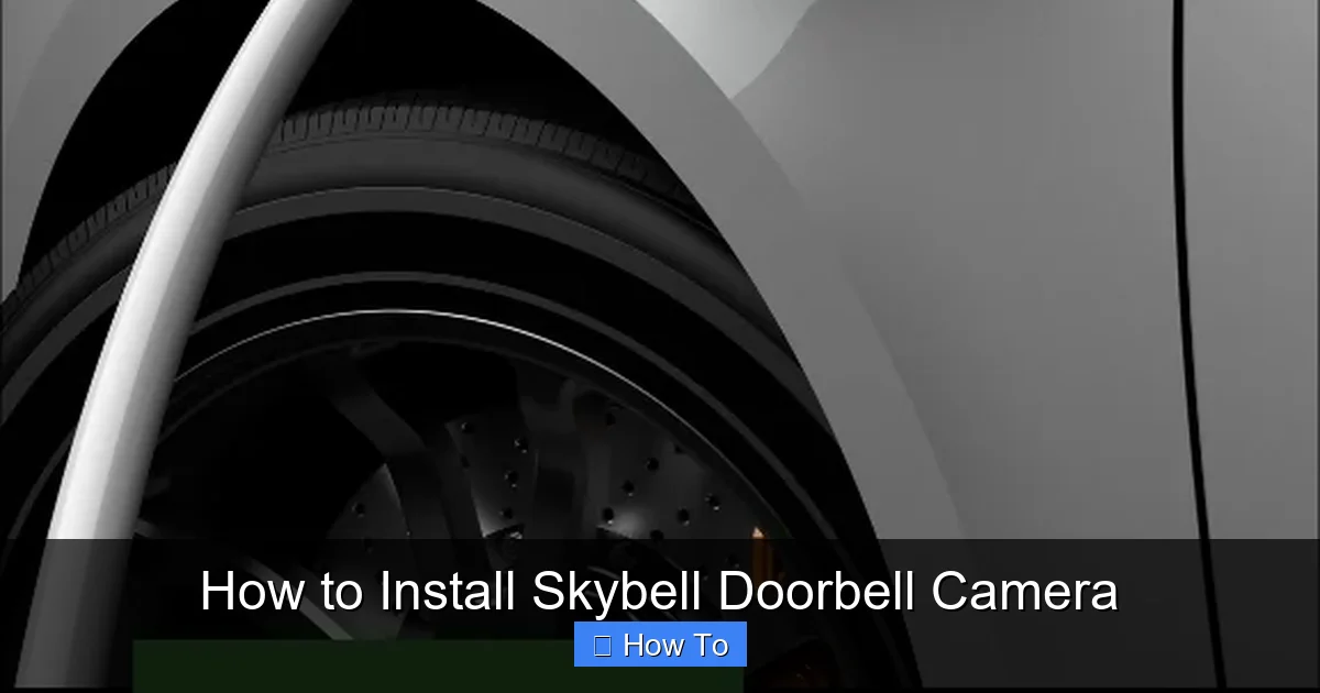 How to Install Skybell Doorbell Camera