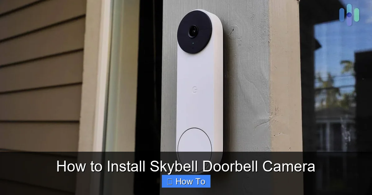 How to Install Skybell Doorbell Camera