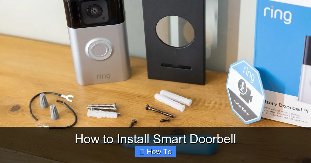 How to Install Smart Doorbell