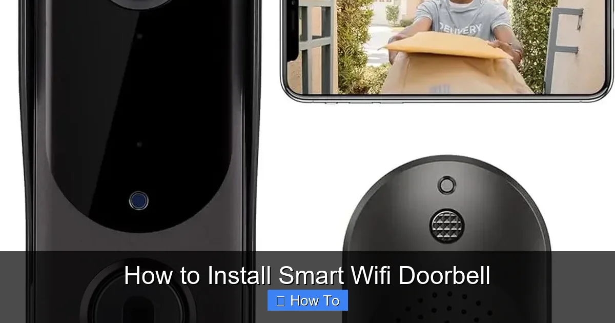 How to Install Smart Wifi Doorbell