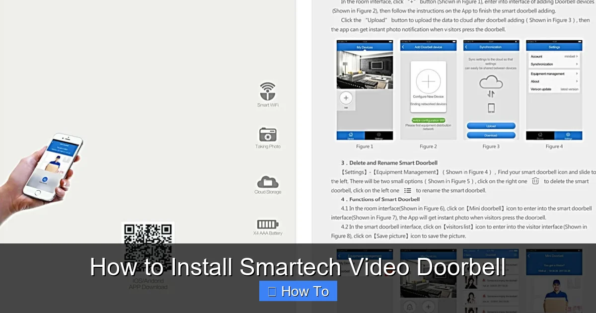 How to Install Smartech Video Doorbell