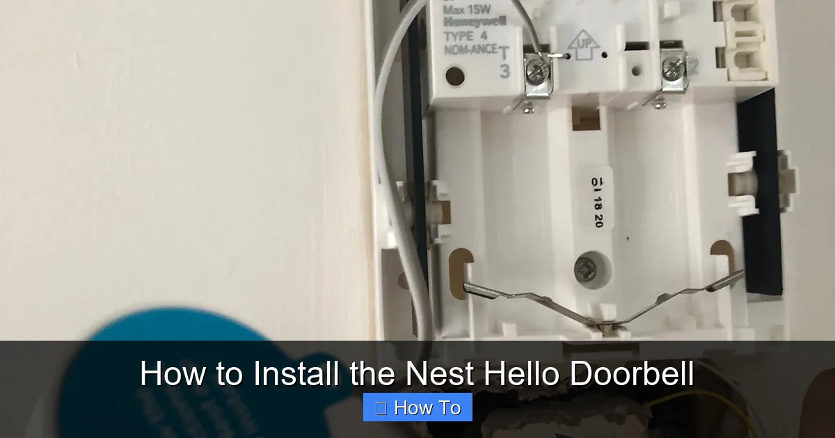 How to Install the Nest Hello Doorbell