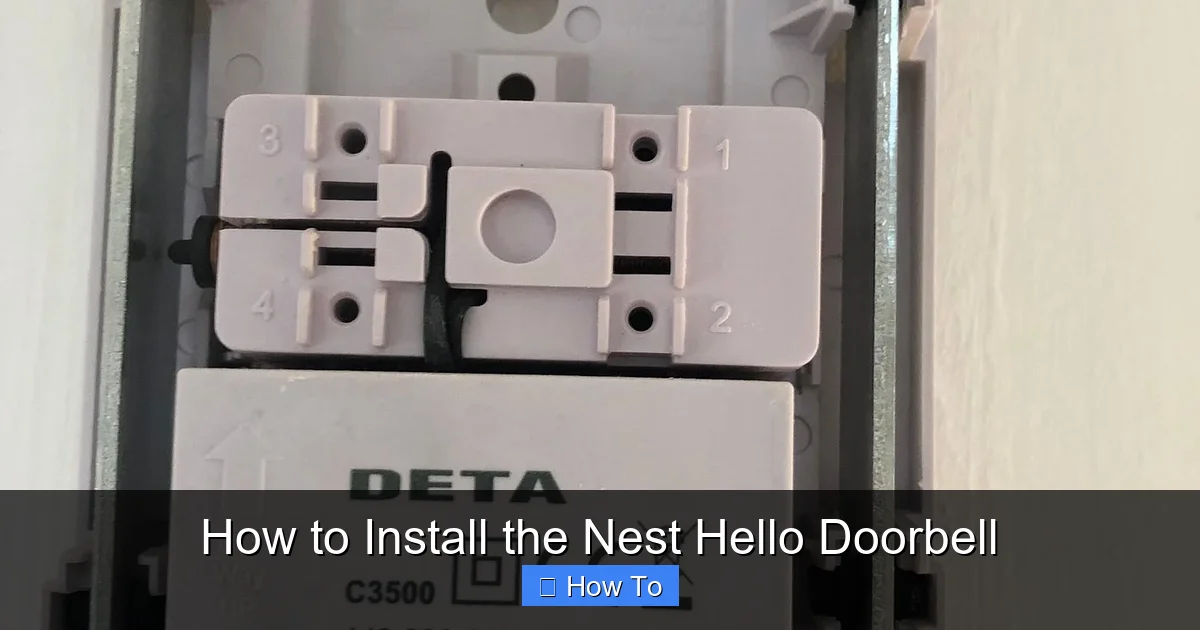 How to Install the Nest Hello Doorbell