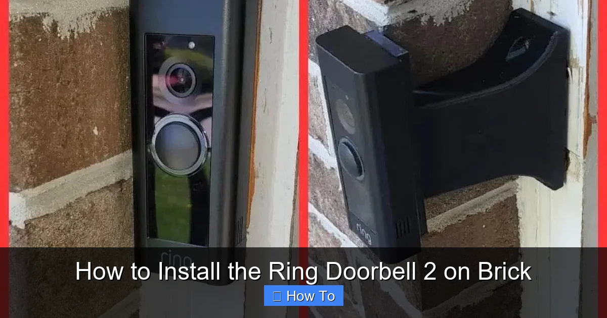 How to Install the Ring Doorbell 2 on Brick