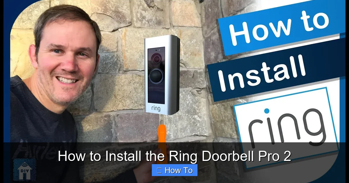 How to Install the Ring Doorbell Pro 2