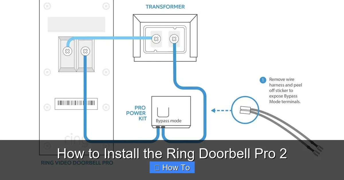 How to Install the Ring Doorbell Pro 2